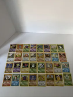(30) Base Set 2 Pokemon Card Lot VLP- NM Common Uncommon - Image 1