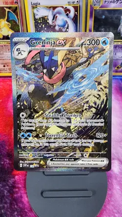 Pokemon TCG Greninja EX 132 Shrouded Fable Special Illustration Promo Card - Image 1