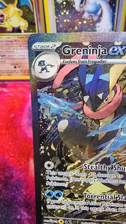 Pokemon TCG Greninja EX 132 Shrouded Fable Special Illustration Promo Card - Image 2