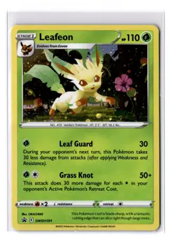 Leafeon - SWSH191 Sword & Shield Black Star Promo Card - LP - POKEMON TCG - Image 1
