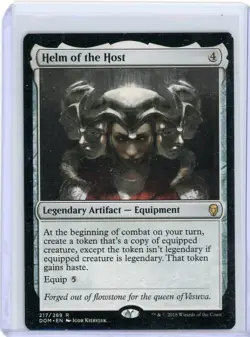 Helm of the Host R Commander: Bloomburrow 276 NM Rare MTG BLC Magic - Image 1