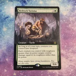 Bedrock Tortoise (REGULAR) x1 - MTG The Lost Caverns of Ixalan LCI #378 - Image 1