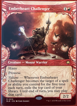 MTG | Emberheart Challenger #315 Showcase - Bloomburrow - NM - Image 1