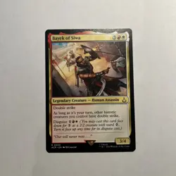 MTG RARE REGULAR - BAYEK OF SIWA 0050 - ASSASIN'S CREED (ACR) NM - Image 1