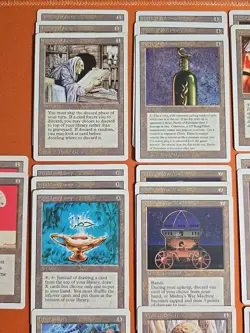 🟤1994 MAGIC THE GATHERING REVISED 3RD EDITION COLORLESS LOT LIGHT ▶ HEAVY PLAY - Image 3