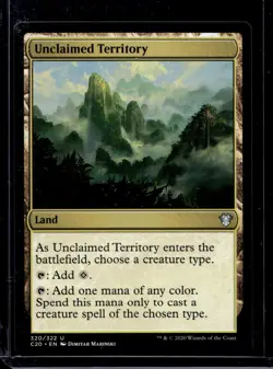 Unclaimed Territory U Commander 2020 320 NM MTG - Image 1