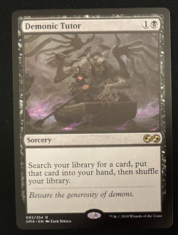 Demonic Tutor Ultimate Masters Regular NM MTG - Image 1