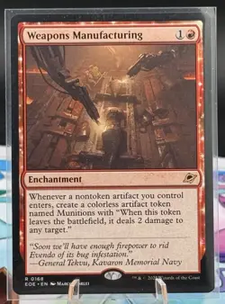 Weapons Manufacturing Edge of Eternities (EOE) #168 Regular Near Mint - Image 1