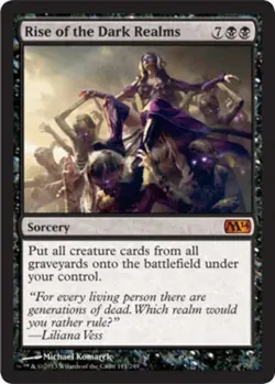 MTG Rise of the Dark Realms, Magic 2014, Heavily Played, English - Image 1