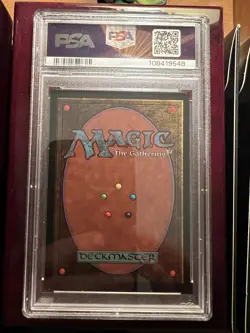 Magic The Gathering 1994 MTG Revised Shivan Dragon PSA 9 Mint - Image 2