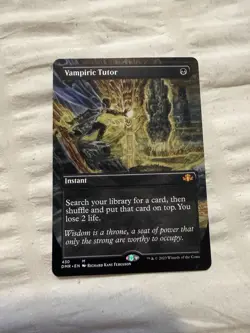 Vampiric Tutor (Borderless) Dominaria Remastered Regular - Image 1