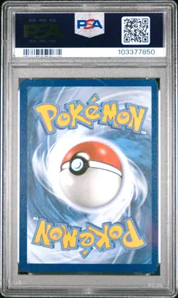 2021 POKEMON SM BLACK STAR PROMO #SM247 FULL ART/RESHIRAM & CHARIZARD GX PSA 8 - Image 2