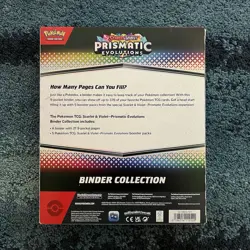Pokemon TCG Scarlet & Violet Prismatic Evolutions Binder Collection New Sealed - Image 2