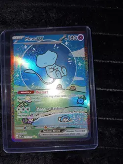 Pokemon Bubble Mew EX 232/091 Special Illustration Rare Paldean Fates Read Disc - Image 1