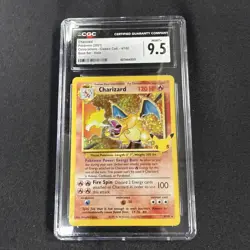 2021 Pokemon Celebrations Charizard Holo CGC 9.5 Psa - Image 1