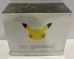 Pokemon Celebrations 25th Ann. Lot-ETB,6 Partner Packs W/Display, 2 Boxes-New! - Image 2