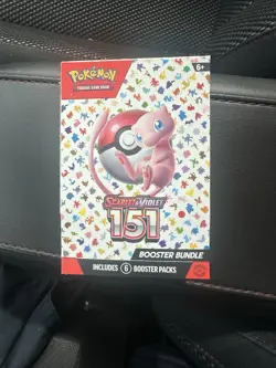 Pokemon TCG Scarlet & Violet 151 Booster Bundle 6 Packs, Factory-Sealed - Image 1