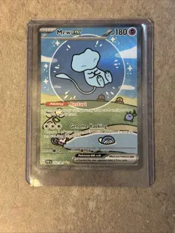 Pokemon TCG Bubble Mew EX 232/091 Special Illustration Rare Paldean Fates - Image 1