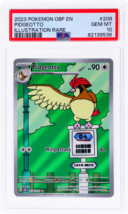 2023 Pokemon Scarlet and Violet Obsidian Flames Pidgeotto PSA 10 - Image 1