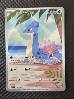Pokemon TCG Misty's Lapras Destined Rivals 194/182 - Image 1