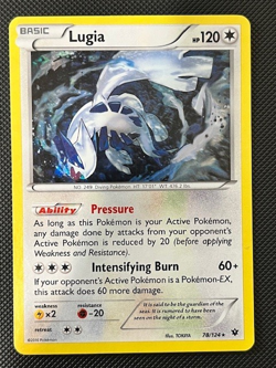 Pokemon TCG Lugia Fates Collide 78/124 Exclusive Cracked Ice Holo - Image 1