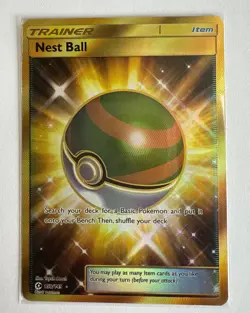 Pokemon Nest Ball 158/149 Secret Rare Sm Base Set NM - Image 1