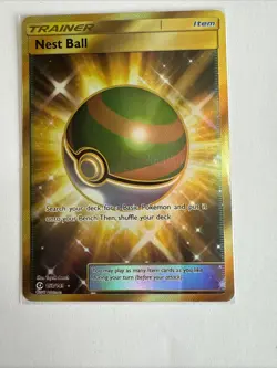 Pokemon Nest Ball 158/149 Secret Rare Sm Base Set NM - Image 3