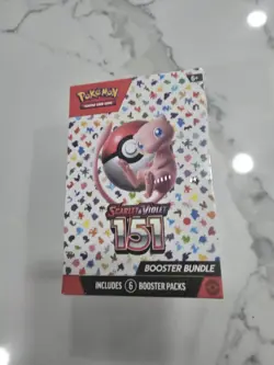 Pokemon TCG Scarlet & Violet 151 Booster Bundle Sealed New (6 packs) - Image 1