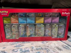 2 Pokemon TCG: Prismatic Evolutions 8-Pack Mini-Tins Promos Costco Bundles - Image 2