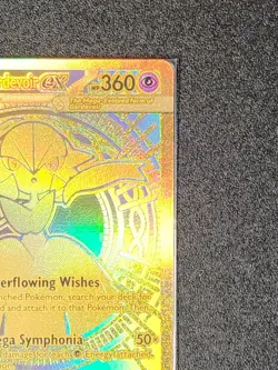 Mega Gardevoir ex 187/132 Me01: Mega Evolution Gold Pokemon Mint NM Pack Fresh - Image 4