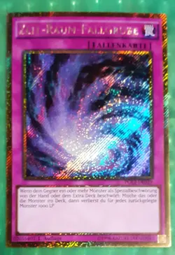 Yu-Gi-Oh PGL3, Zeit-Raum-Fallgrube "near mint", 1.Auflage - Image 1