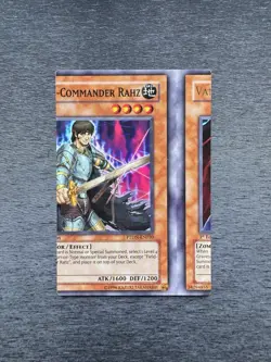 YuGiOh! Fiend-Commander Rahz PTDN-EN030 - Error Misprint Miscut 1st Edition LP - Image 1