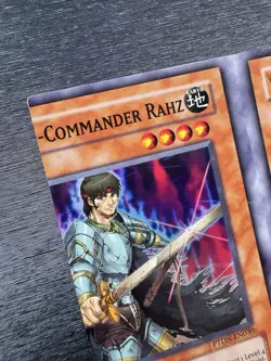 YuGiOh! Fiend-Commander Rahz PTDN-EN030 - Error Misprint Miscut 1st Edition LP - Image 3