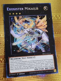 Exosister Mikailis MP23-EN256 Prismatic Secret Rare 1st Ed NM Yu-Gi-Oh - Image 1