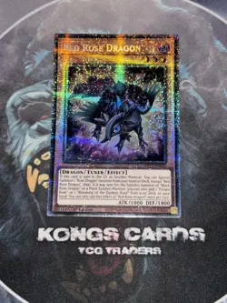 Yu-Gi-Oh MP25-EN037 Red Rose Dragon Starlight Rare - Image 1