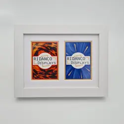 White 2 Trading Card Frame for TCG, Pokemon, MTG, Sports Display Holder, Wooden - Image 1