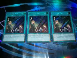 3x Exosister Pax 1st Edition Secret Rare RA02-EN066 Yu-Gi-Oh - Image 1