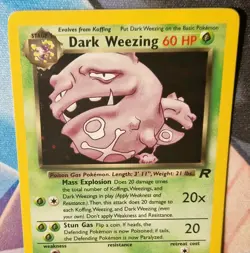 Pokemon Card Dark Weezing Team Rocket Holo Rare 14/82 NM-Mint TCG - Image 3