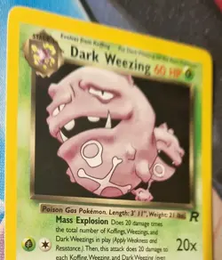 Pokemon Card Dark Weezing Team Rocket Holo Rare 14/82 NM-Mint TCG - Image 4