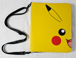 Ultra PRO Pokemon Pikachu 9 Pocket Zippered Card Binder Album w/ Strap 145 cards - Image 1