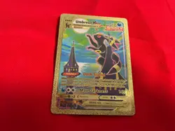Lot of 3 Gold Foil Pokemon Cards Jolteon Vmax, Gengar Vmax & Umbreon Vmax NM/M - Image 4