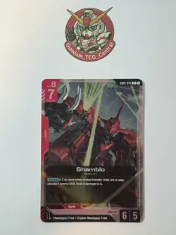 Gundam Card Game Singles GD01-047 R Shamblo New Type Rising - Image 1