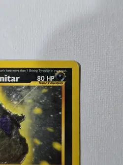 Pokemon TCG Shining Tyranitar Neo Destiny Holo Card 113/105 Unlimited Shiny Rare - Image 5