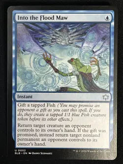 Magic the Gathering Into the Flood Maw - Bloomburrow MTG Card 52 - Image 1