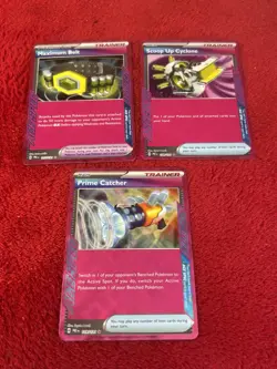 3 Ace Spec Pokemon Card Lot -scoop Up Clone, Prime Catcher , Maximum Belt Nm - Image 1