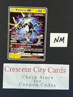 POKEMON PROMO CARD - FULL ART - XURKITREE GX SM68 - WORLD CHAMPIONSHIPS 2018 NM - Image 1