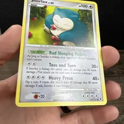 Snorlax Rising Rivals 81/111 Non-Holo Pokemon Card MP - Image 3