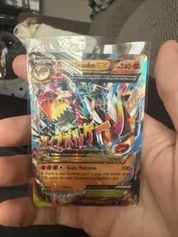 Pokemon TCG Mega M Rayquaza EX Holo Card 61/108 Roaring Skies Ultra Rare - Image 1