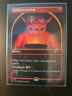 Faithless Looting (Rainbow Foil) Secret Lair Drop Foil - Image 1