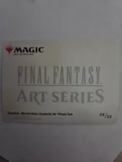 Shadow, Mysterious Assassin (Art Series) #26/53 Final Fantasy MTG Near Mint - Image 2